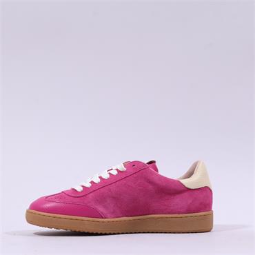 Wonders Nubia Gumsole Laced Trainer - Pink Combi